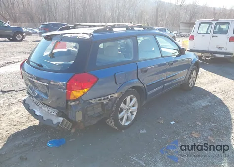 2007 Subaru Outback 2.5I z USA, uszkodzony, nr VIN 4S4BP61C877310751